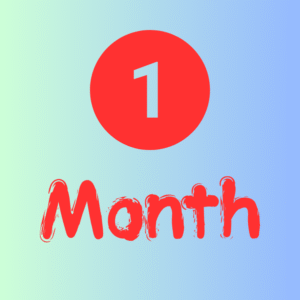 1 Month Subscription Plus